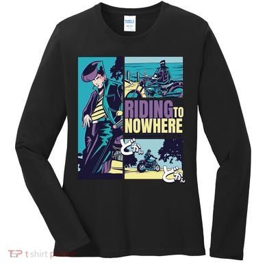Riding Nowhere Anime Women's Long Sleeve Shirt
