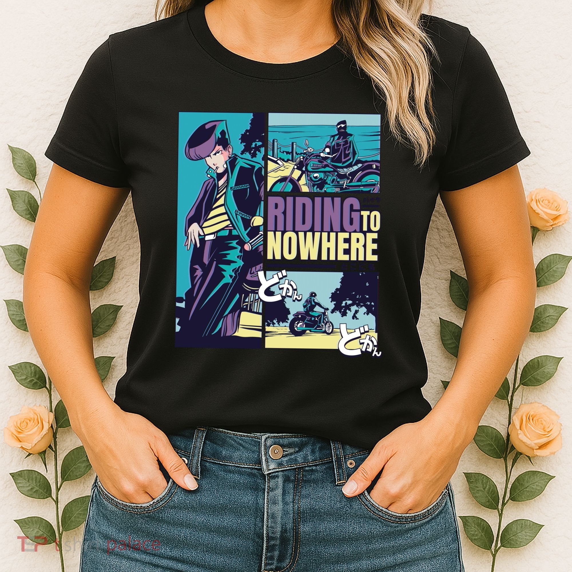 Riding Nowhere Anime Women's T-Shirt