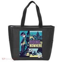 Riding Nowhere Anime Tote Bag thumb 0
