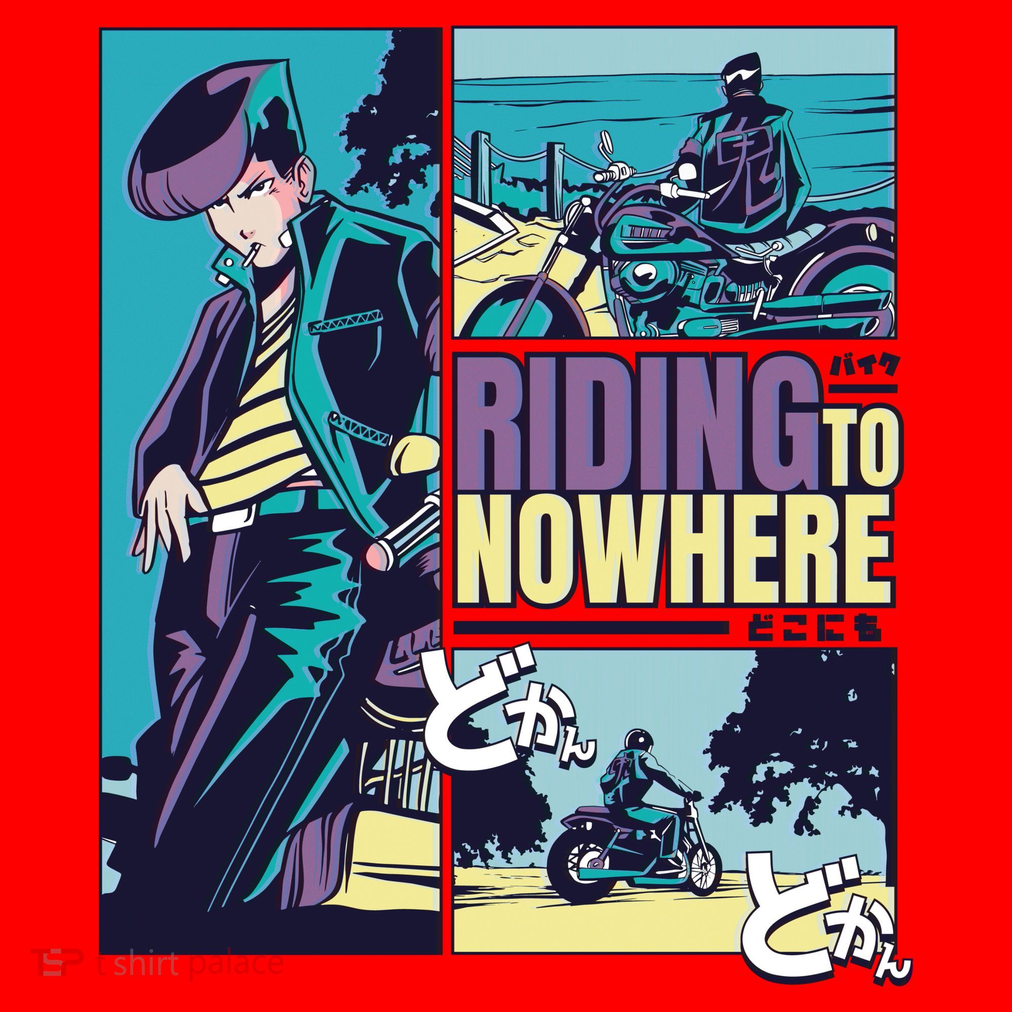 Riding Nowhere Anime Santa Hat
