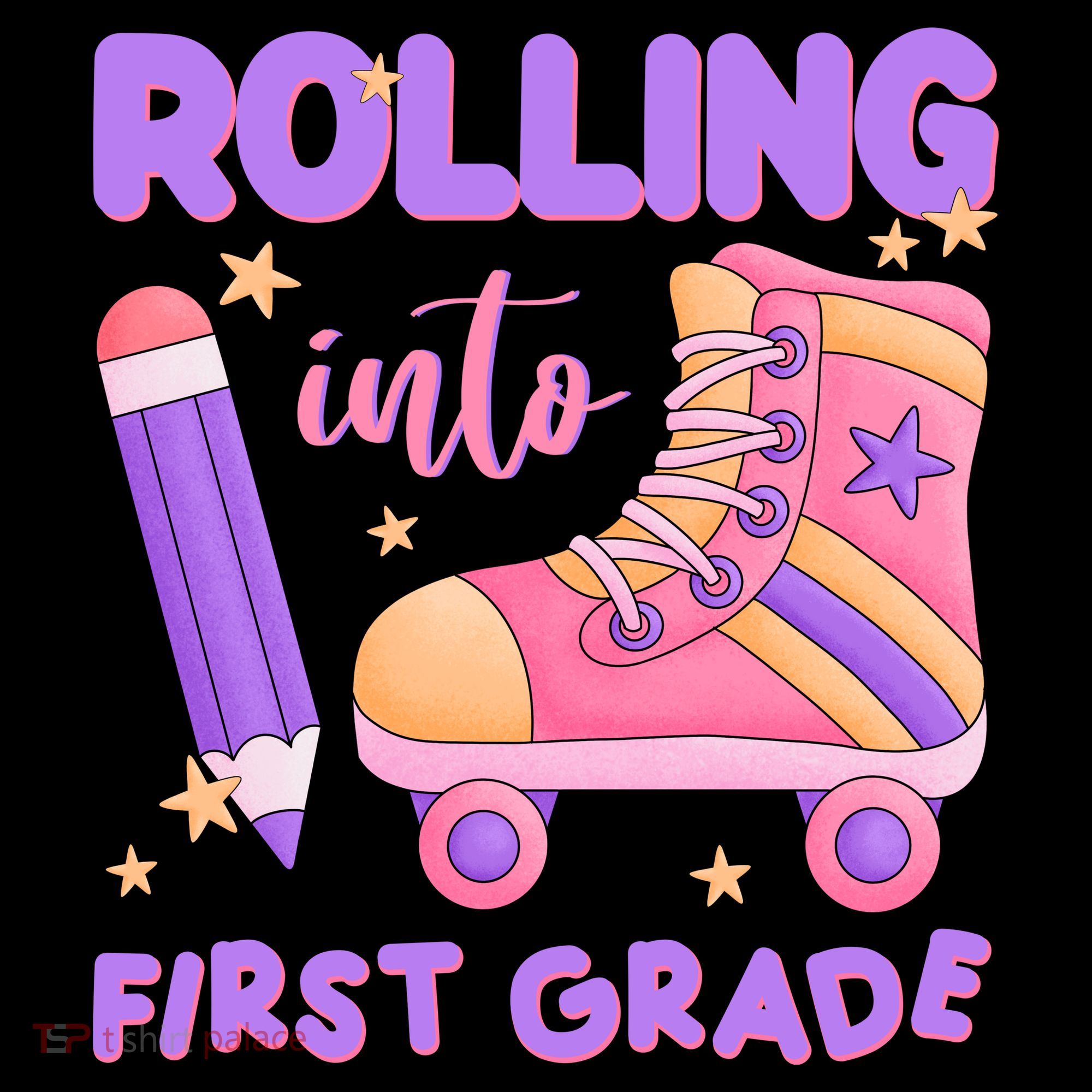 Rolling Into First Grade Cute Backpack