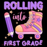 Rolling Into First Grade Cute Toddler Hoodie thumb 2