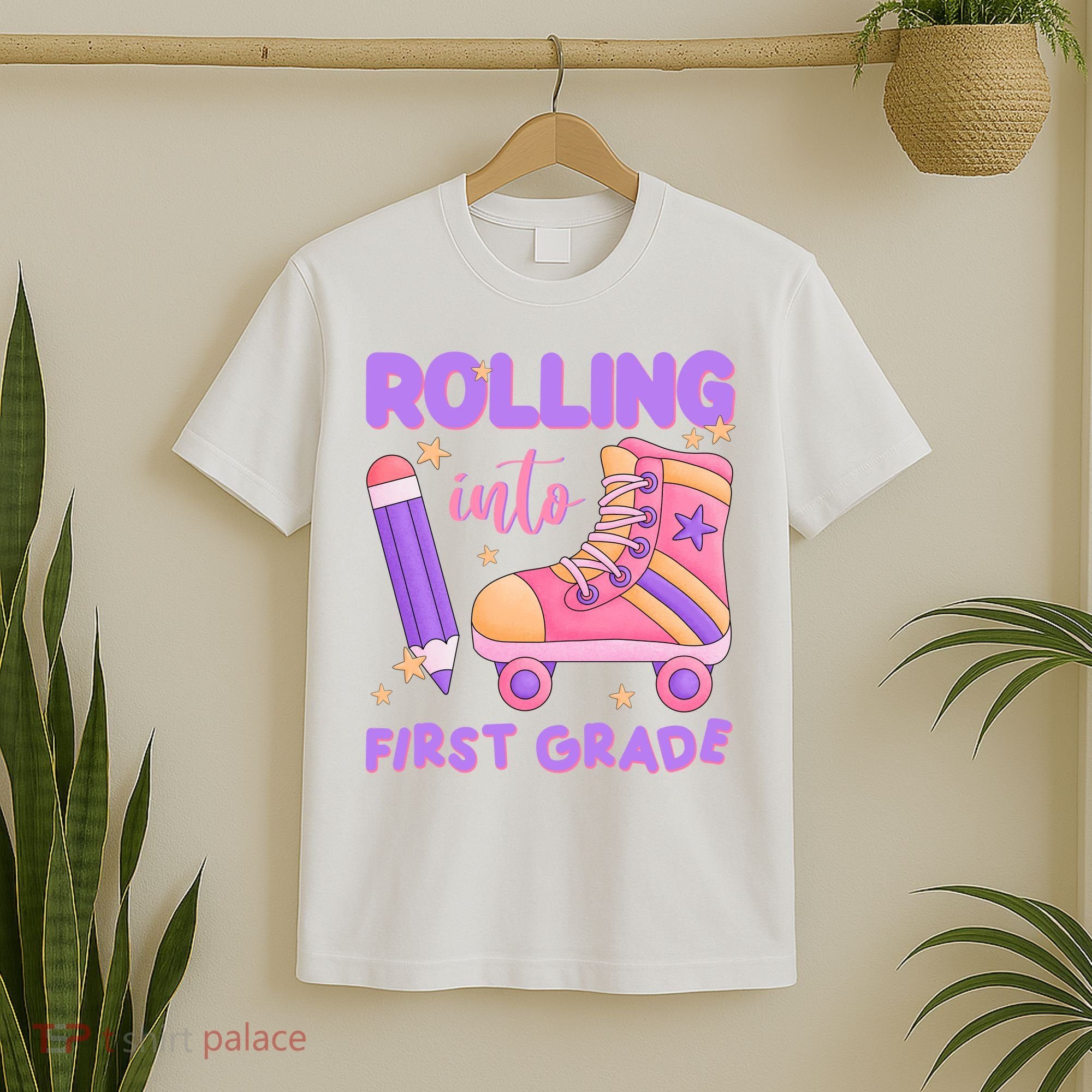 Rolling Into First Grade Cute T-Shirt