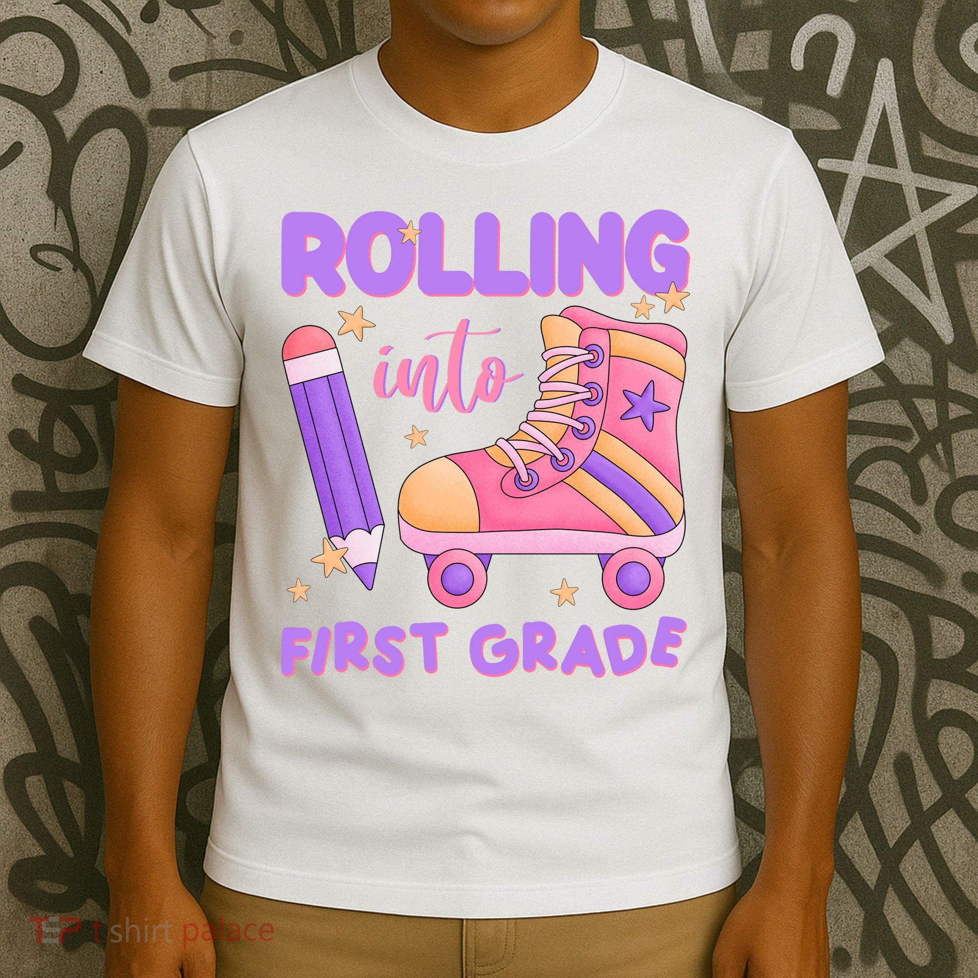 Rolling Into First Grade Cute T-Shirt