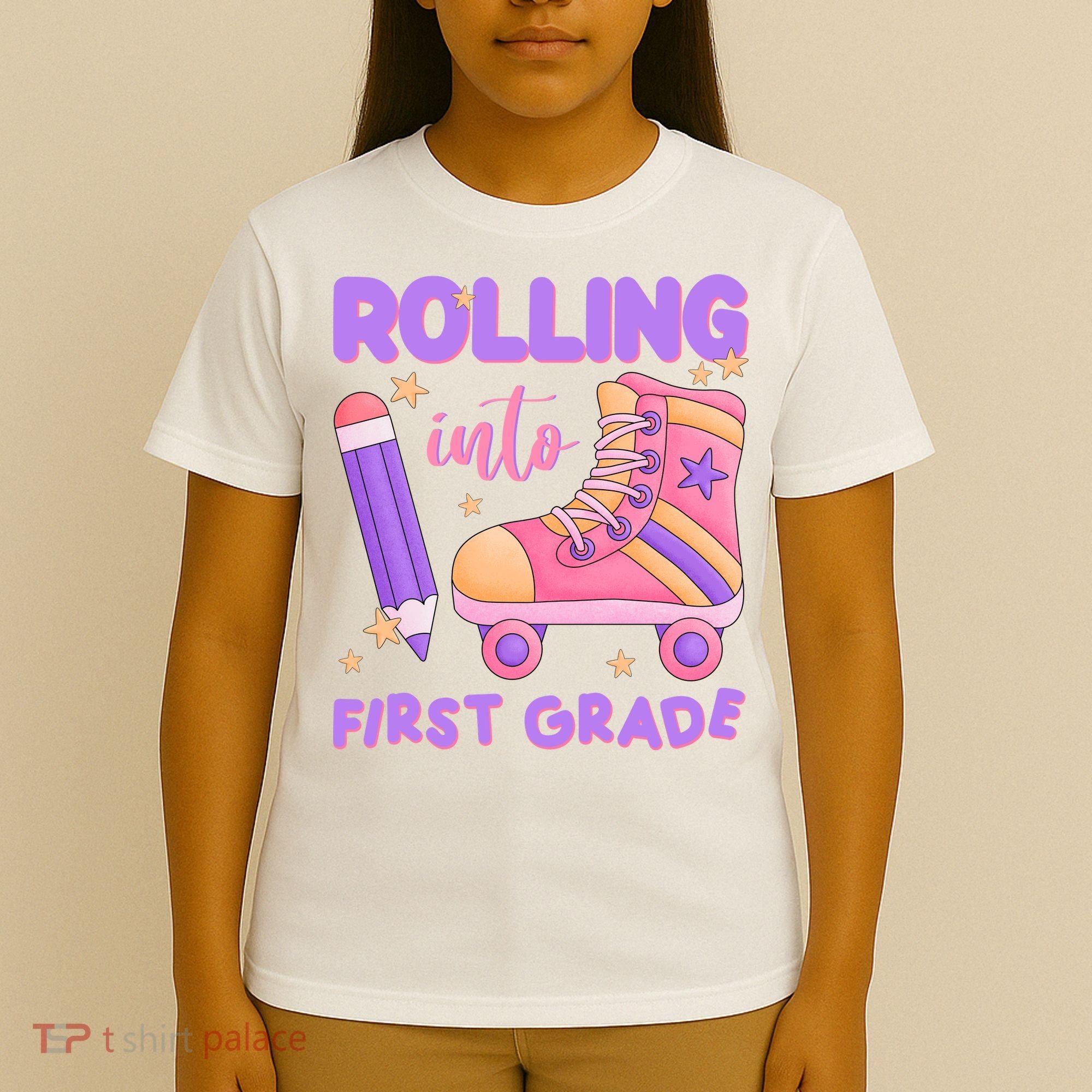 Rolling Into First Grade Cute T-Shirt