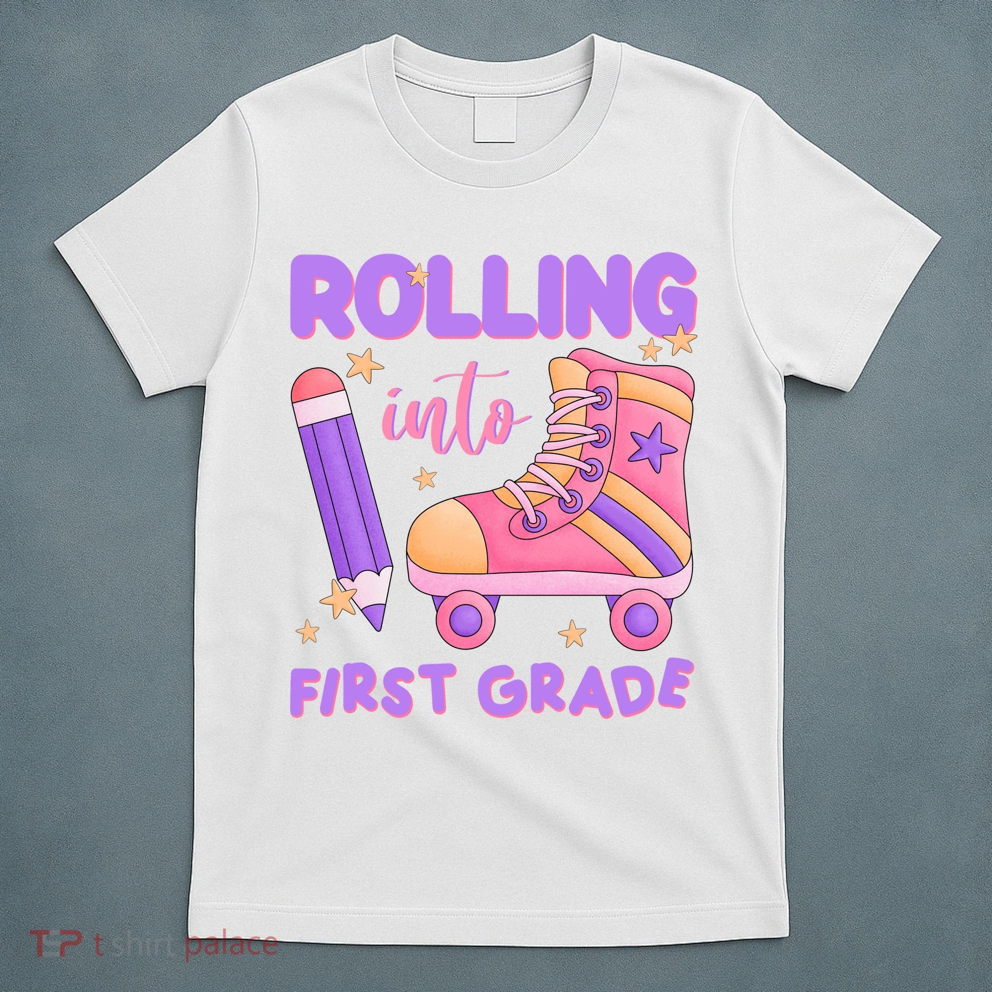 Rolling Into First Grade Cute T-Shirt