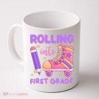 Rolling Into First Grade Cute Coffee Mug thumb 0