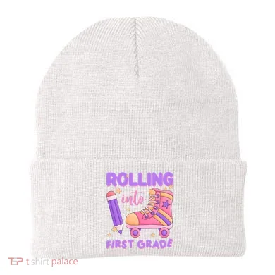 Rolling Into First Grade Cute Beanie