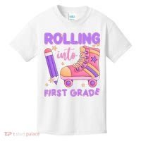 Rolling Into First Grade Cute Kids T-Shirt thumb 0