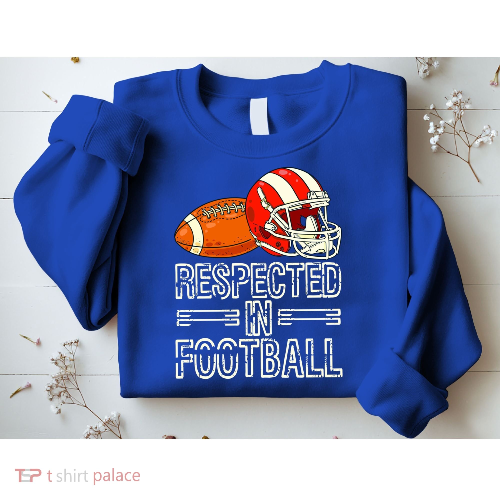 Respected In Football Football Gift Sweatshirt
