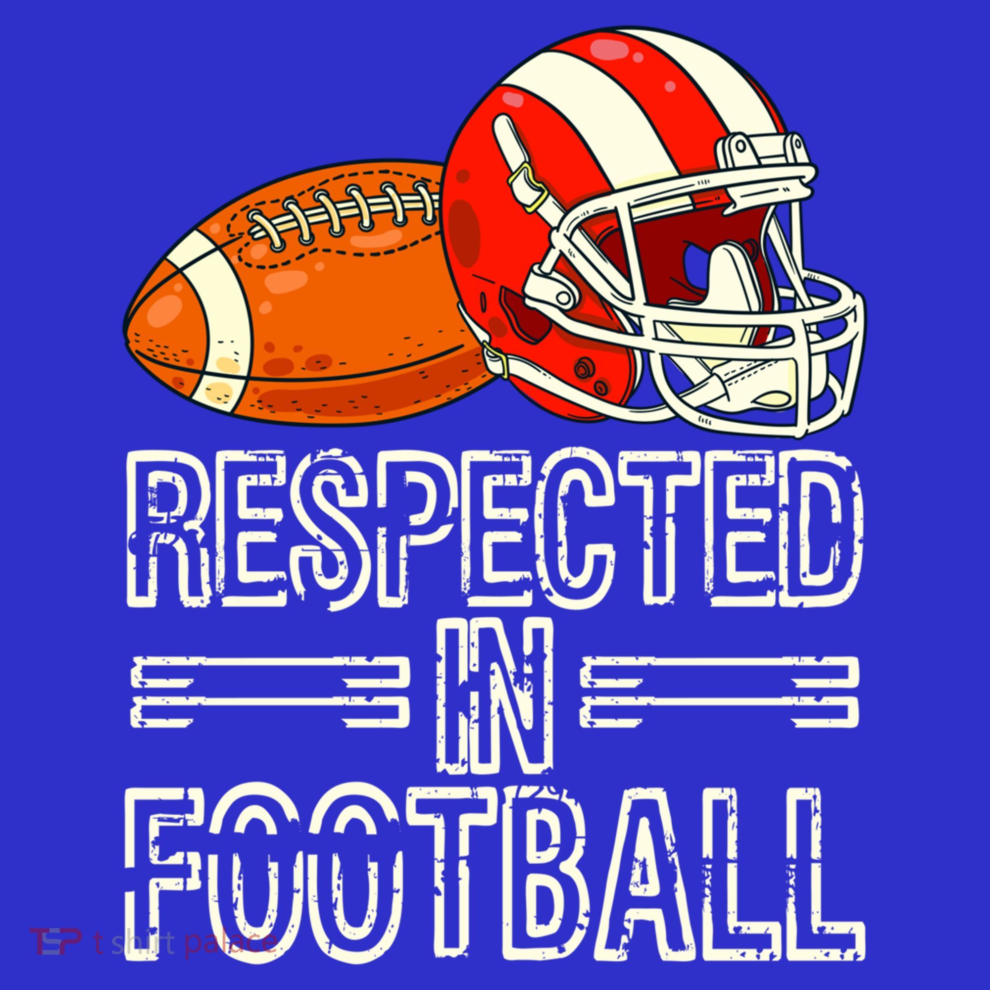 Respected In Football Football Gift Polo