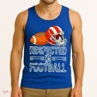 Respected In Football Football Gift Tank Top thumb 3