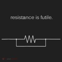 Resistance Is Futile Borg Geek Electronics Engineers Women's Sweatshirt thumb 2