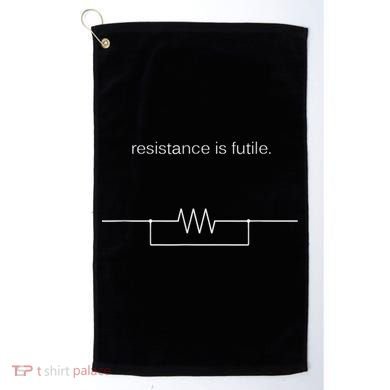 Resistance Is Futile Borg Geek Electronics Engineers Golf Towel