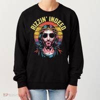 Rizzin Indeed Funny Jesus He Is Rizzin Easter Christian Women's Sweatshirt thumb 0