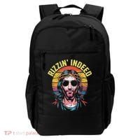 Rizzin Indeed Funny Jesus He Is Rizzin Easter Christian Backpack thumb 0