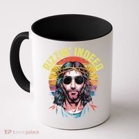 Rizzin Indeed Funny Jesus He Is Rizzin Easter Christian Coffee Mug thumb 0