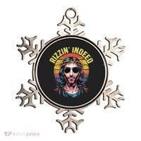 Rizzin Indeed Funny Jesus He Is Rizzin Easter Christian Ornament thumb 0
