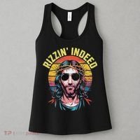 Rizzin Indeed Funny Jesus He Is Rizzin Easter Christian Women's Tank Top thumb 3
