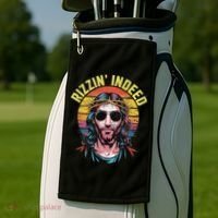 Rizzin Indeed Funny Jesus He Is Rizzin Easter Christian Golf Towel thumb 2