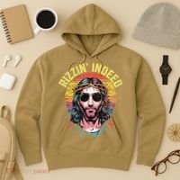Rizzin Indeed Funny Jesus He Is Rizzin Easter Christian Hoodie thumb 3