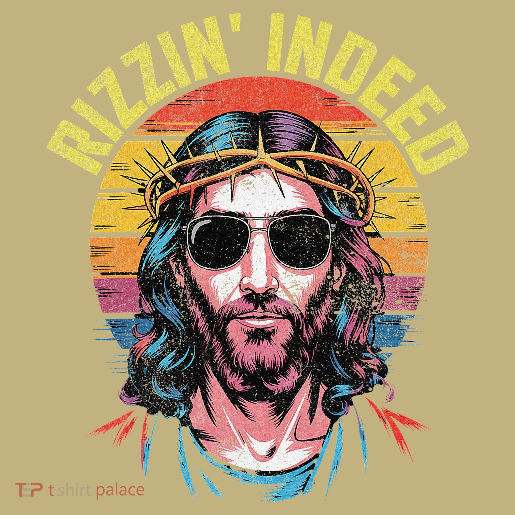 Rizzin Indeed Funny Jesus He Is Rizzin Easter Christian Hoodie