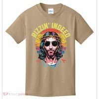 Rizzin Indeed Funny Jesus He Is Rizzin Easter Christian Kids T-Shirt thumb 0