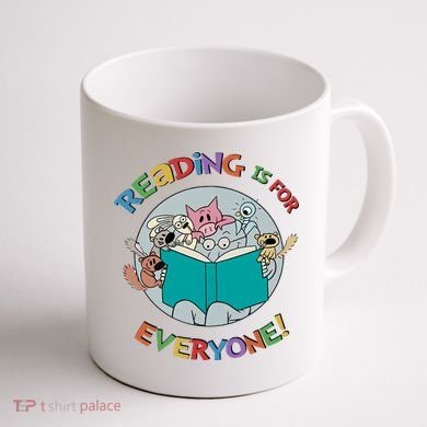 Reading If For Everyone Reading Lover Bookworm Read Across America Reading Day Coffee Mug back