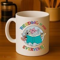 Reading If For Everyone Reading Lover Bookworm Read Across America Reading Day Coffee Mug thumb 4