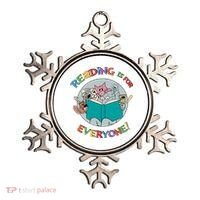 Reading If For Everyone Reading Lover Bookworm Read Across America Reading Day Ornament thumb 0