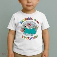 Reading If For Everyone Reading Lover Bookworm Read Across America Reading Day Toddler T-Shirt thumb 2