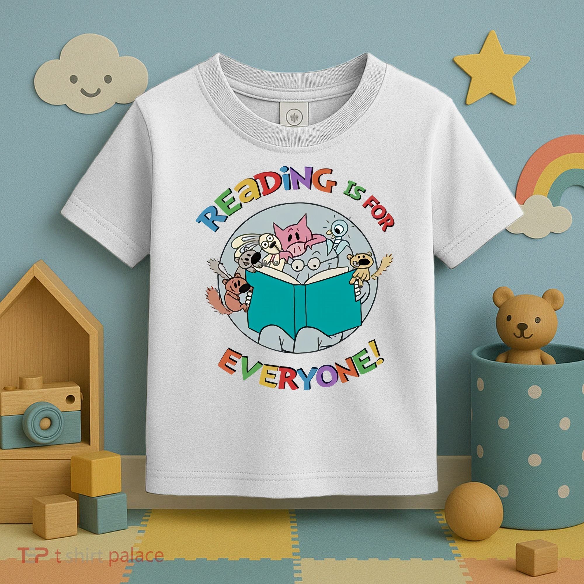 Reading If For Everyone Reading Lover Bookworm Read Across America Reading Day Toddler T-Shirt