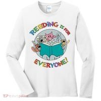 Reading If For Everyone Reading Lover Bookworm Read Across America Reading Day Women's Long Sleeve Shirt thumb 0