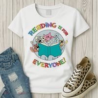 Reading If For Everyone Reading Lover Bookworm Read Across America Reading Day Women's T-Shirt thumb 3