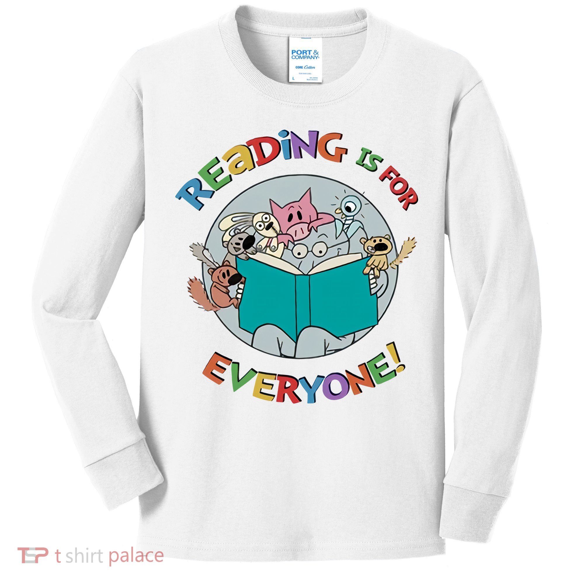 Reading If For Everyone Reading Lover Bookworm Read Across America Reading Day Kids Long Sleeve Shirt