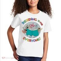 Reading If For Everyone Reading Lover Bookworm Read Across America Reading Day Kids T-Shirt thumb 2