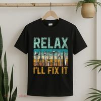 Relax ILl Fix It Handyman Fixing Repair Mr Fix It T-Shirt thumb 2