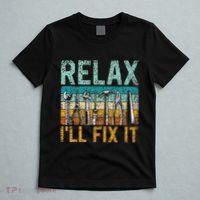 Relax ILl Fix It Handyman Fixing Repair Mr Fix It T-Shirt thumb 5