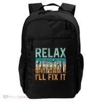 Relax ILl Fix It Handyman Fixing Repair Mr Fix It Backpack thumb 0