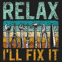 Relax ILl Fix It Handyman Fixing Repair Mr Fix It Beanie thumb 2