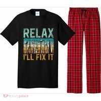 Relax ILl Fix It Handyman Fixing Repair Mr Fix It Pajama Set thumb 0