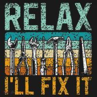 Relax ILl Fix It Handyman Fixing Repair Mr Fix It Ornament thumb 1
