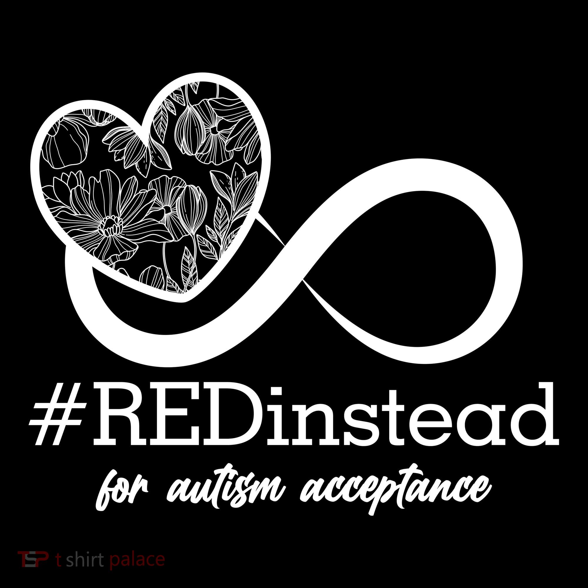 #Red Instead For Autism Acceptance Bucket Hat