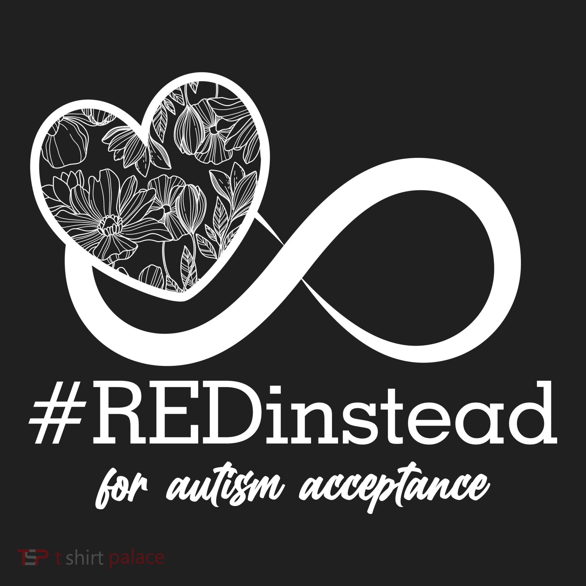 #Red Instead For Autism Acceptance Beanie