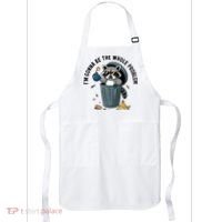 Raccoon I'm Gonna Be The Whole Problem  Apron thumb 0