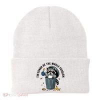Raccoon I'm Gonna Be The Whole Problem  Beanie thumb 0