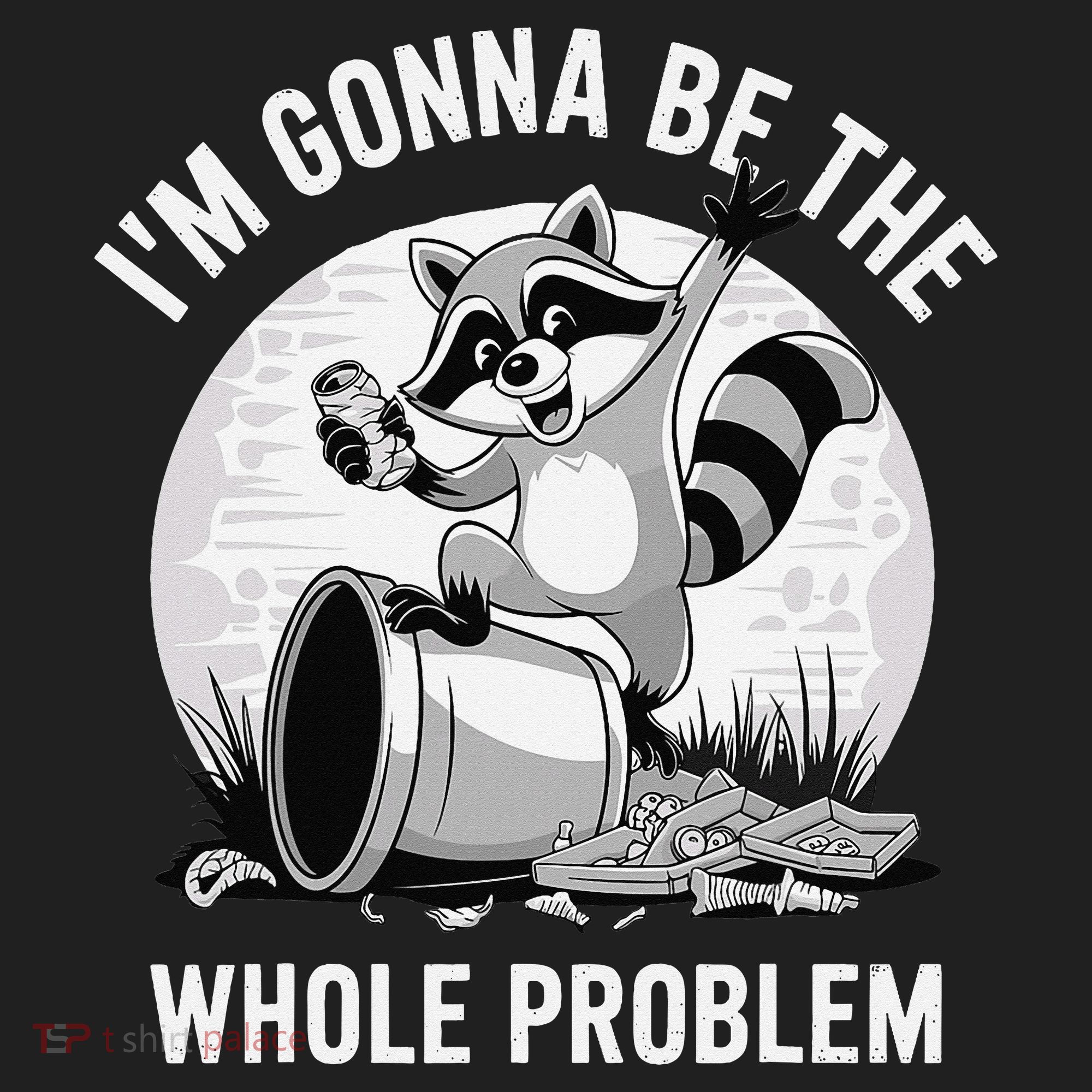 Raccoon Im Gonna Be The Whole Problem Women's Sweatshirt