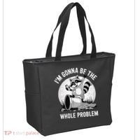 Raccoon Im Gonna Be The Whole Problem Tote Bag thumb 2