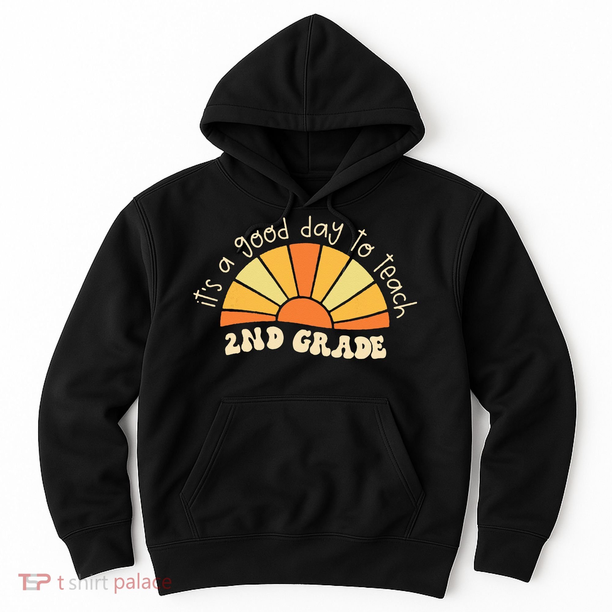 Retro Its Good Day To Teach 2nd Grade Teacher Back To School Hoodie