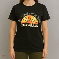 Retro Its Good Day To Teach 2nd Grade Teacher Back To School T-Shirt thumb 4